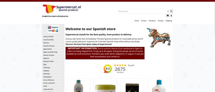 Supermercat Spanish products online