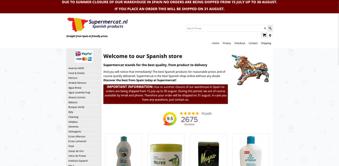 Supermercat Spanish products online